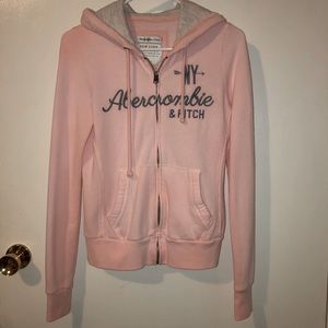 Blush pink Abercrombie & Fitch hoodie
